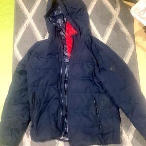 Michael Kors Jacket, Size M, Navy Blue with Red stripe inside